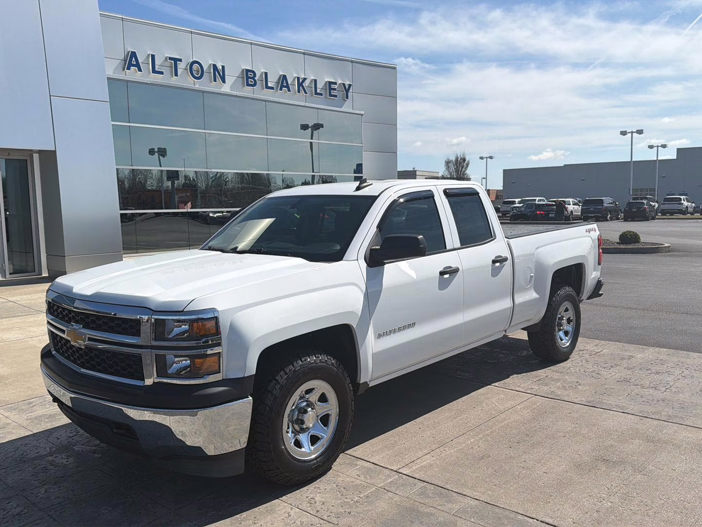 2015 Summit White Chevrolet Silverado 1500 LS 4X4 Truck