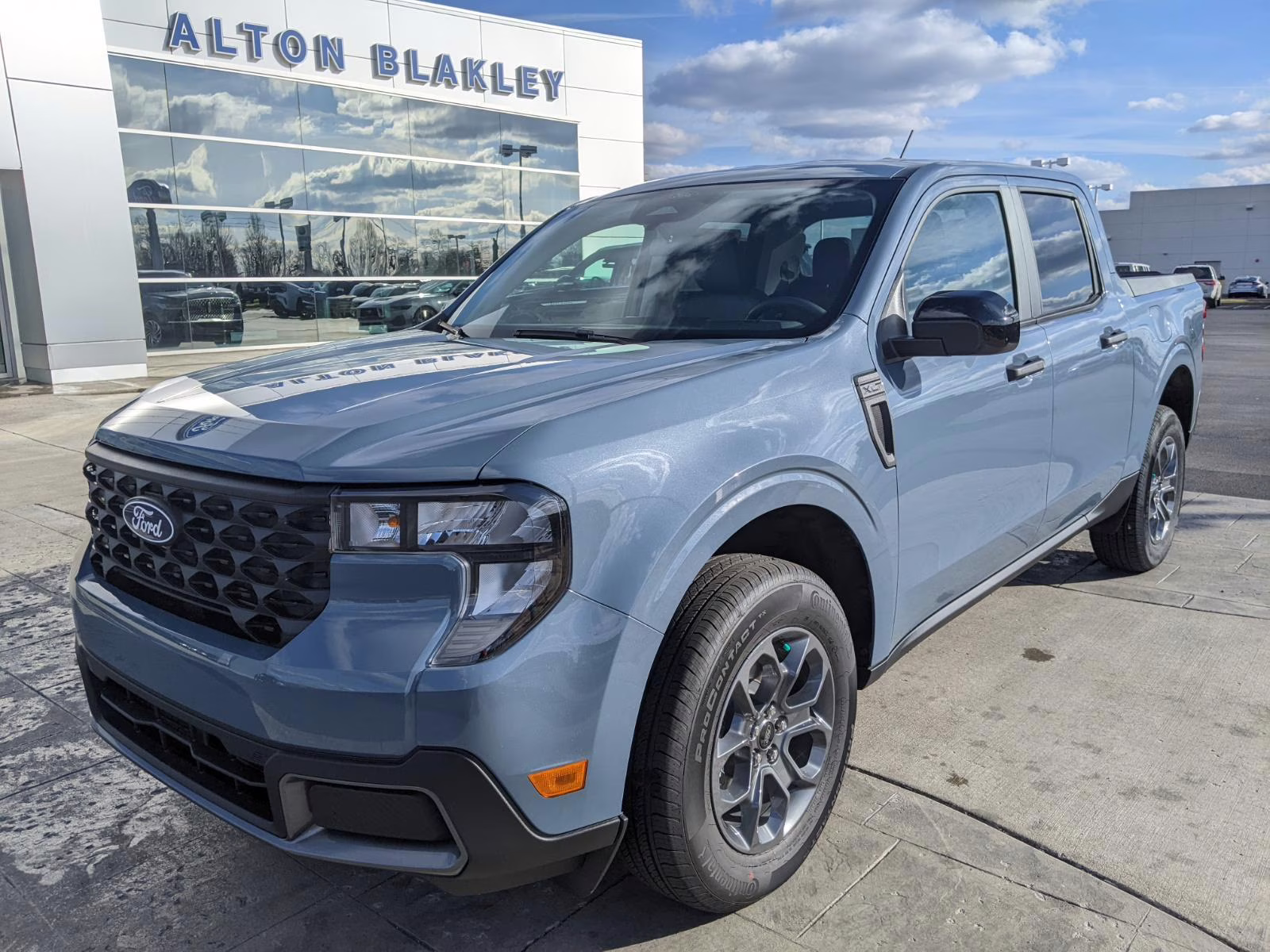 2026 Azure Gray Metallic Tri-Coat Ford Maverick XLT AWD Truck