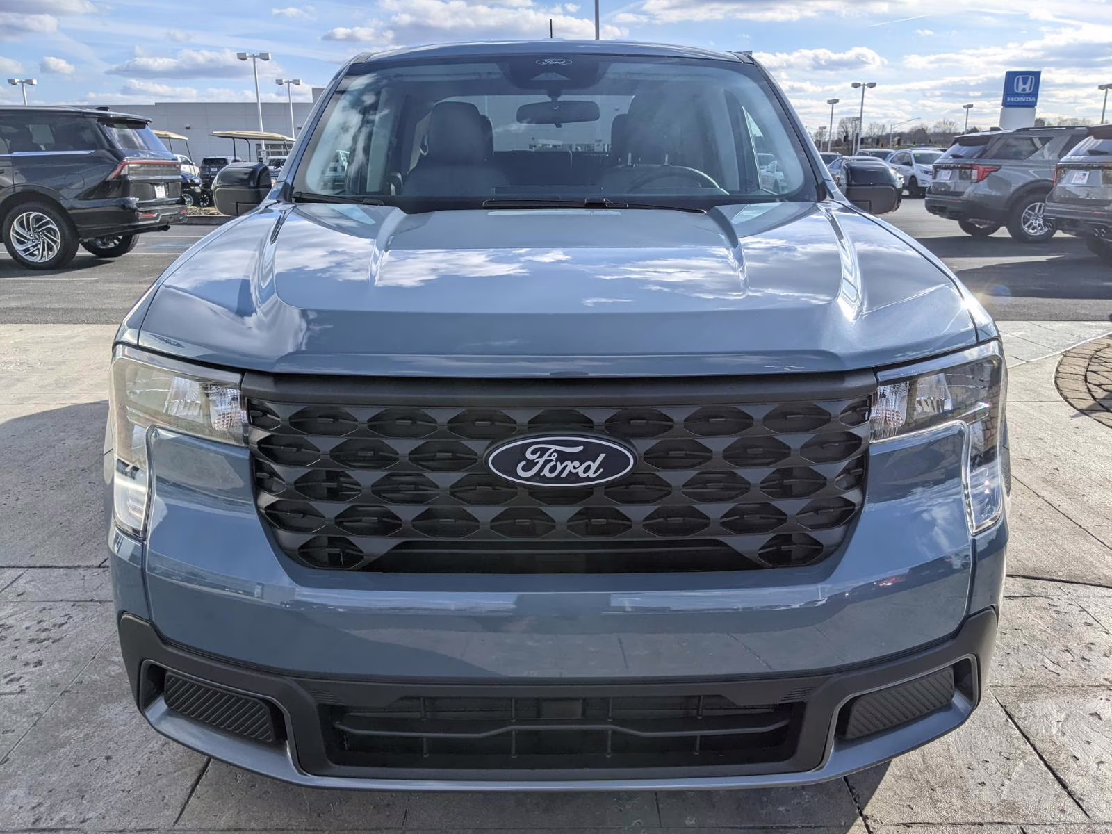 2026 Azure Gray Metallic Tri-Coat Ford Maverick XLT AWD Truck