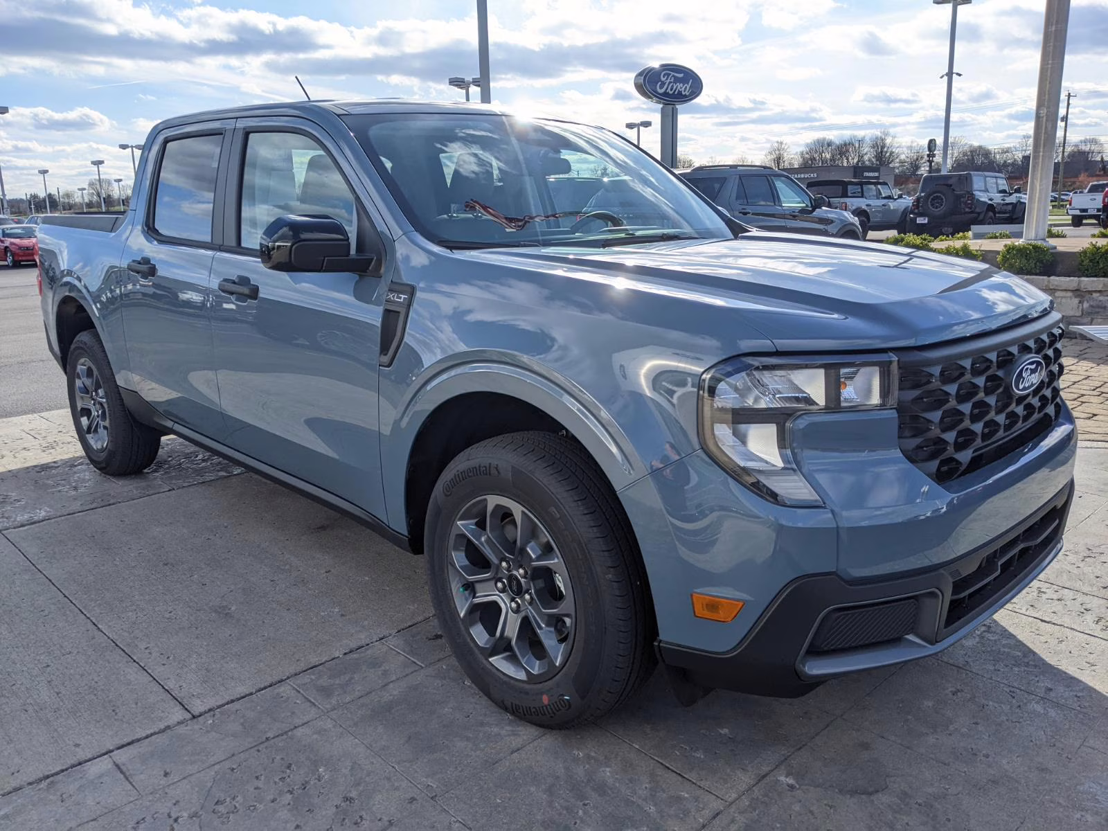 2026 Azure Gray Metallic Tri-Coat Ford Maverick XLT AWD Truck
