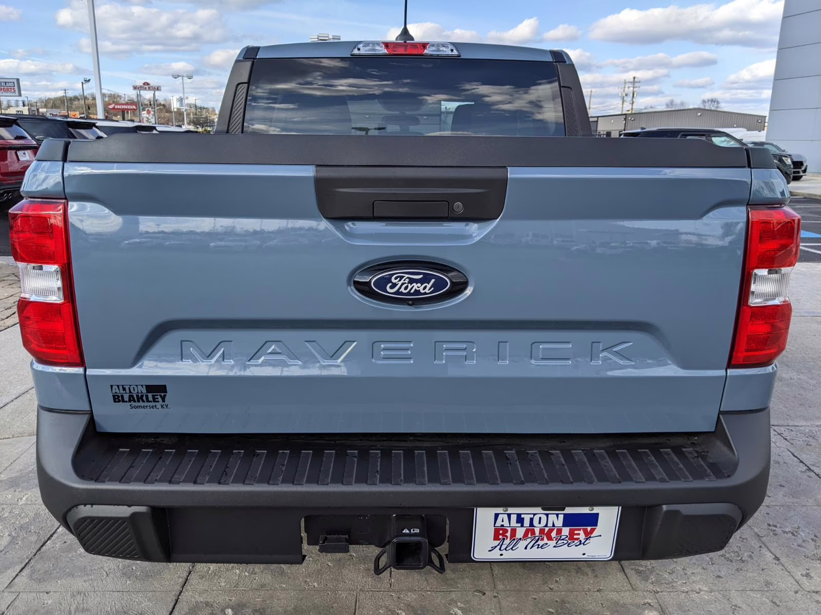 2026 Azure Gray Metallic Tri-Coat Ford Maverick XLT AWD Truck