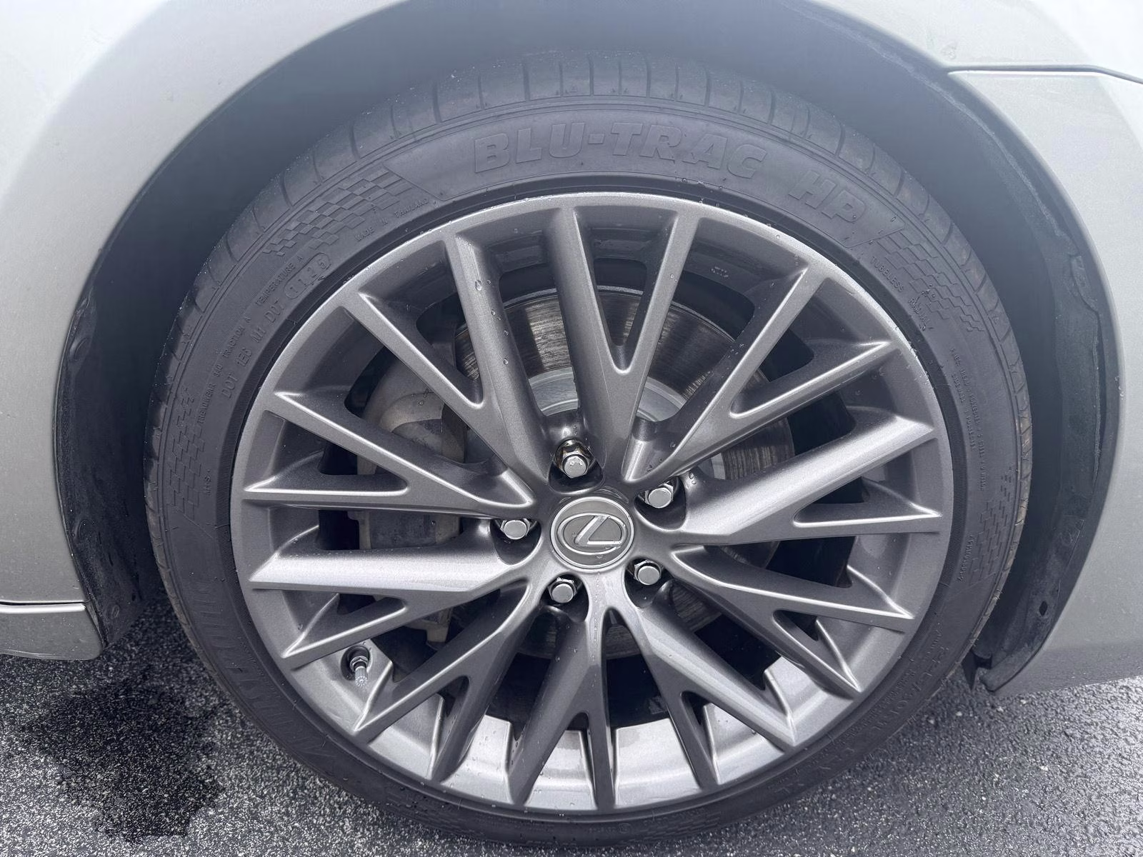 2017 Silver Lining Metallic Lexus IS IS Turbo RWD Sedan