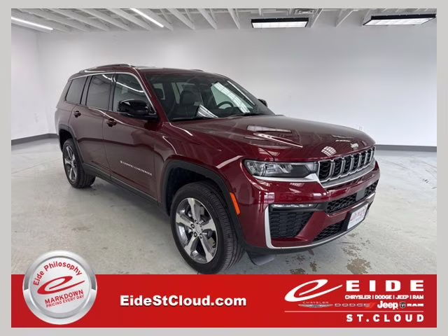 2026 Velvet Red Pearlcoat Jeep Grand Cherokee L Limited 4X4 SUV