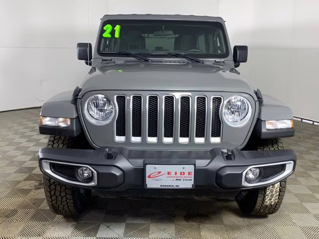 2021 Sting-Gray Clearcoat Jeep Wrangler Unlimited Sahara 4X4 SUV