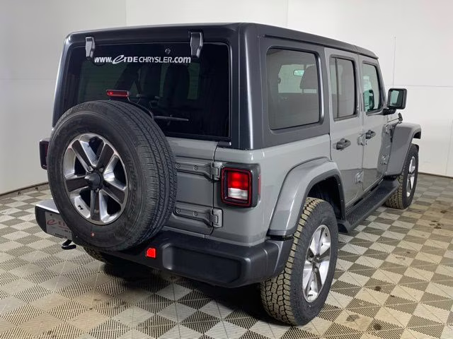 2021 Sting-Gray Clearcoat Jeep Wrangler Unlimited Sahara 4X4 SUV