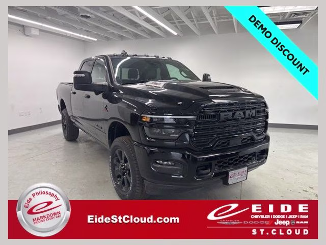 2026 Diamond Black Crystal Pearlcoat Ram 3500 Laramie Night Edition 4X4 Truck