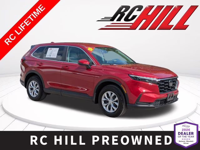 2025 Radiant Red Metallic Honda CR-V LX AWD SUV