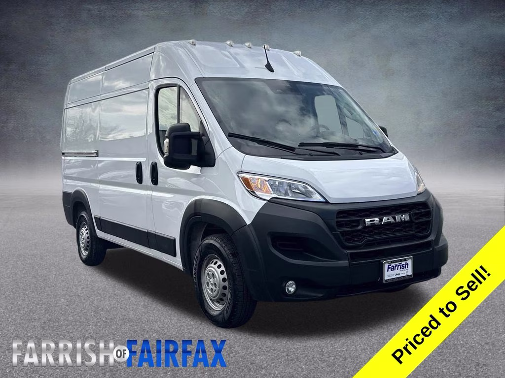 2024 Bright White Clearcoat Ram ProMaster 2500 High Roof FWD Van