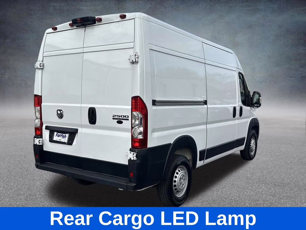 2024 Bright White Clearcoat Ram ProMaster 2500 High Roof FWD Van