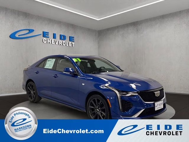 2023 Blue Cadillac CT4 Sport RWD Sedan