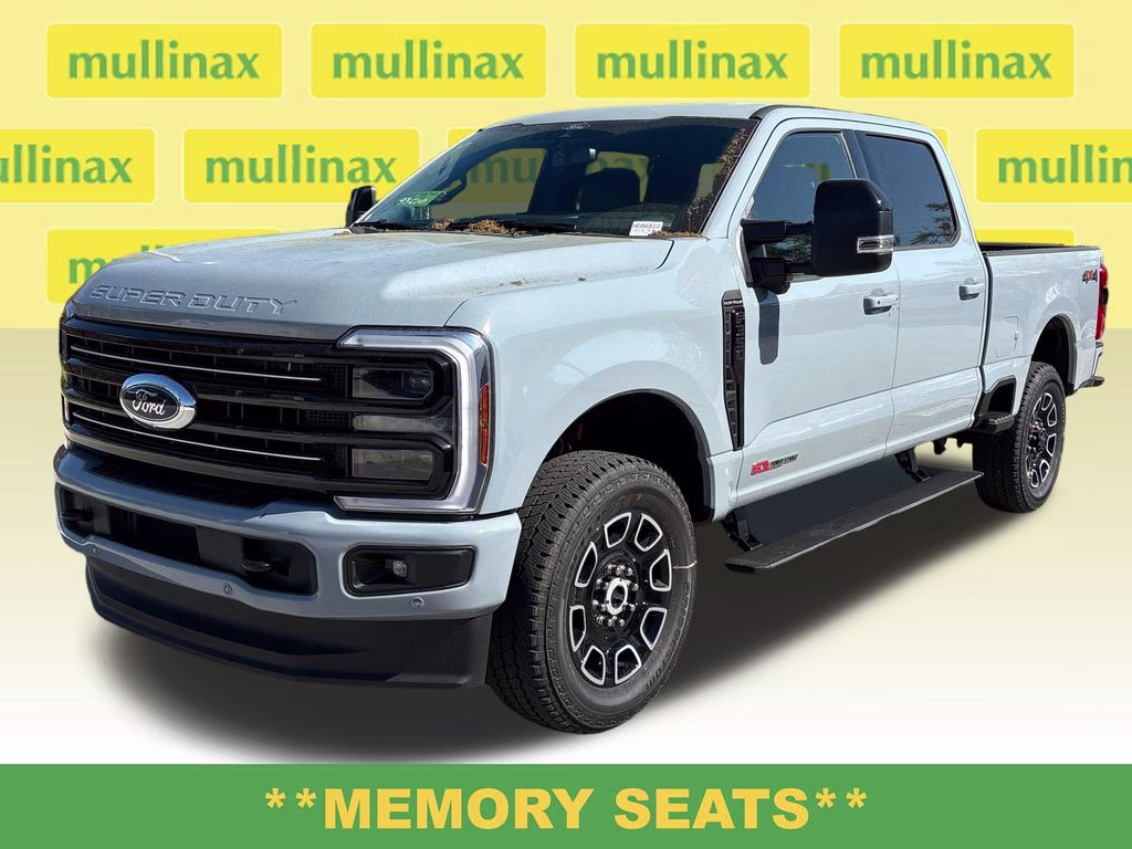 2026 Glacier Gray Metallic TriCoat Ford Super Duty F-350 SRW Platinum 4X4 Truck