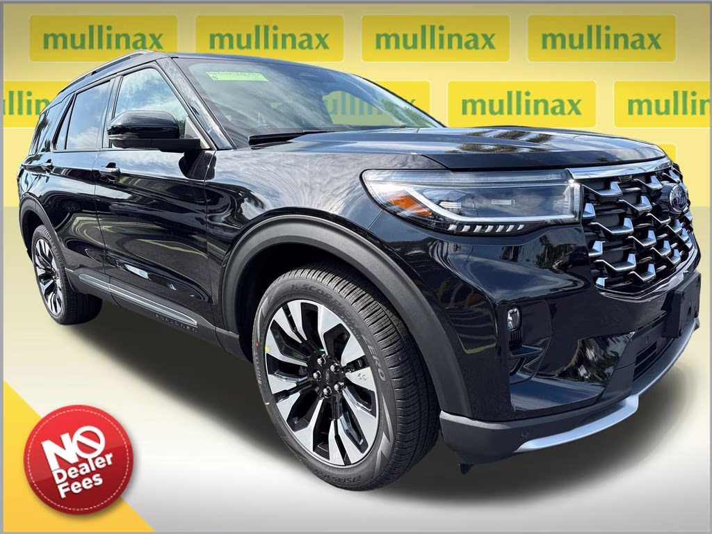 2026 Agate Black Metallic Ford Explorer Platinum 4X4 SUV