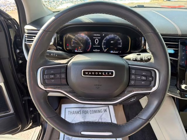 2022 Diamond Black Crystal Pearlcoat Jeep Wagoneer Series III 4X4 SUV