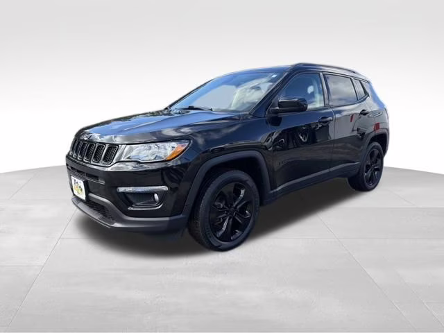 2018 Diamond Black Crystal Pearlcoat Jeep Compass Altitude 4X4 SUV