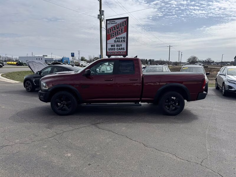 2019 Flame Red Clear Coat Ram 1500 Classic Warlock 4X4 Truck