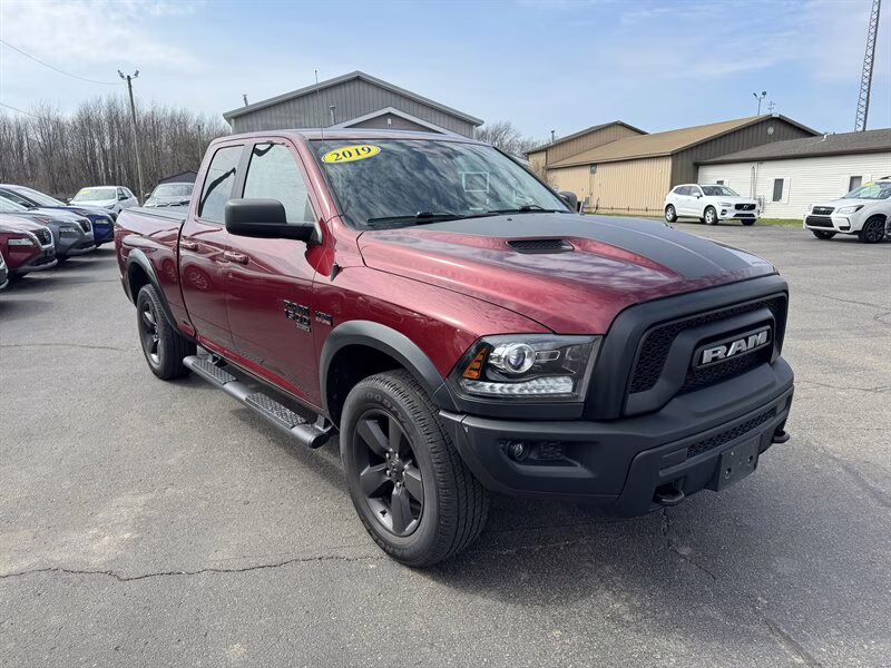 2019 Flame Red Clear Coat Ram 1500 Classic Warlock 4X4 Truck