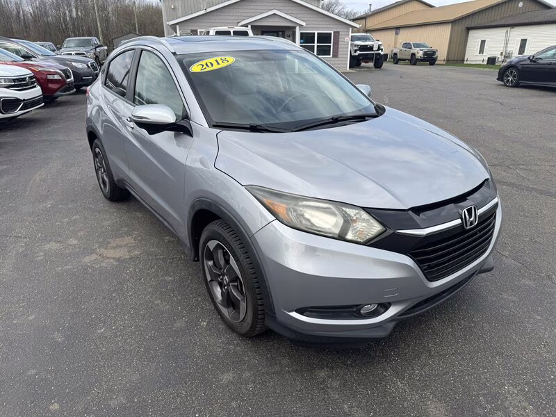 2018 Lunar Silver Metallic Honda HR-V EX-L w/Navi AWD Crossover
