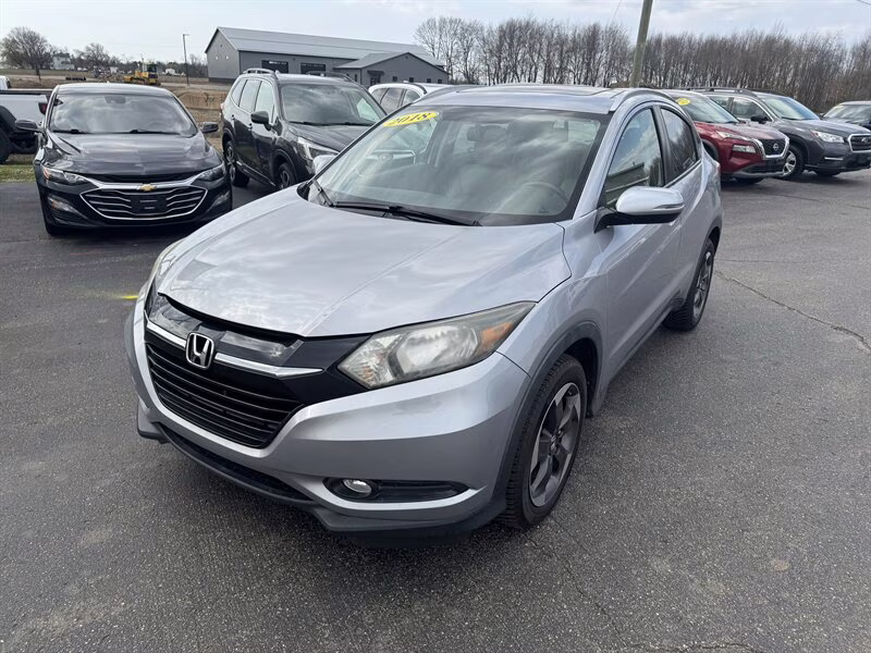 2018 Lunar Silver Metallic Honda HR-V EX-L w/Navi AWD Crossover
