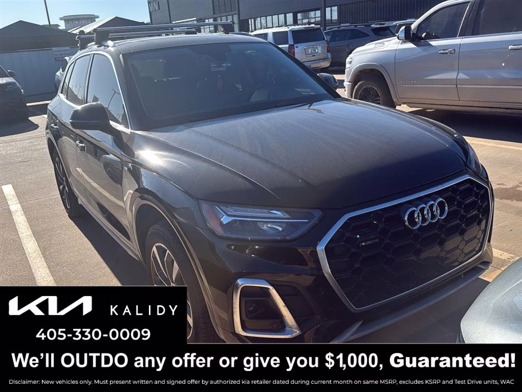 2022 Mythos Black Metallic Audi Q5 S line Premium AWD SUV