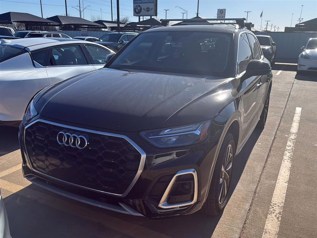 2022 Mythos Black Metallic Audi Q5 S line Premium AWD SUV