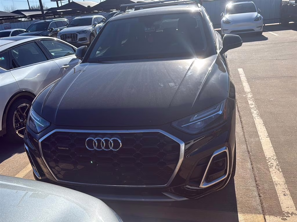 2022 Mythos Black Metallic Audi Q5 S line Premium AWD SUV