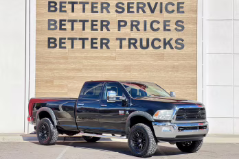 2011 Brilliant Black Crystal Pearl Ram 3500 Laramie 4X4 Truck