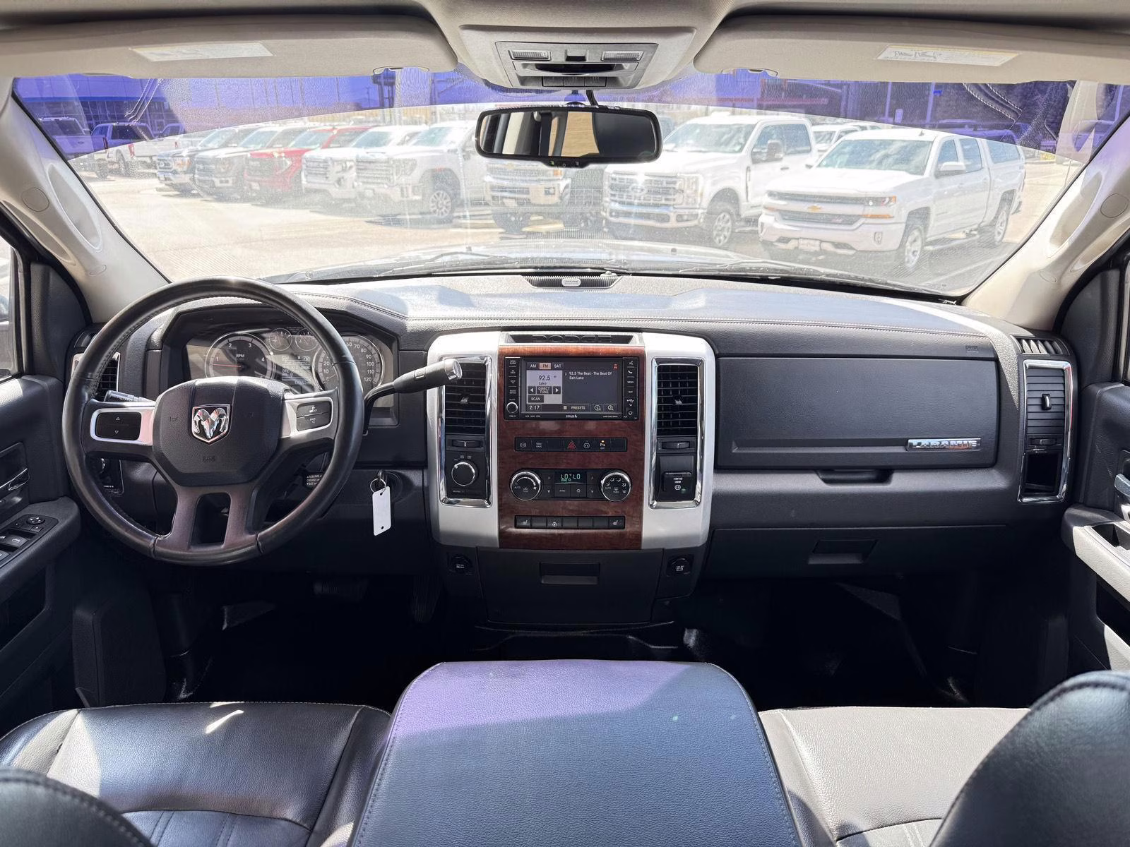 2011 Brilliant Black Crystal Pearl Ram 3500 Laramie 4X4 Truck