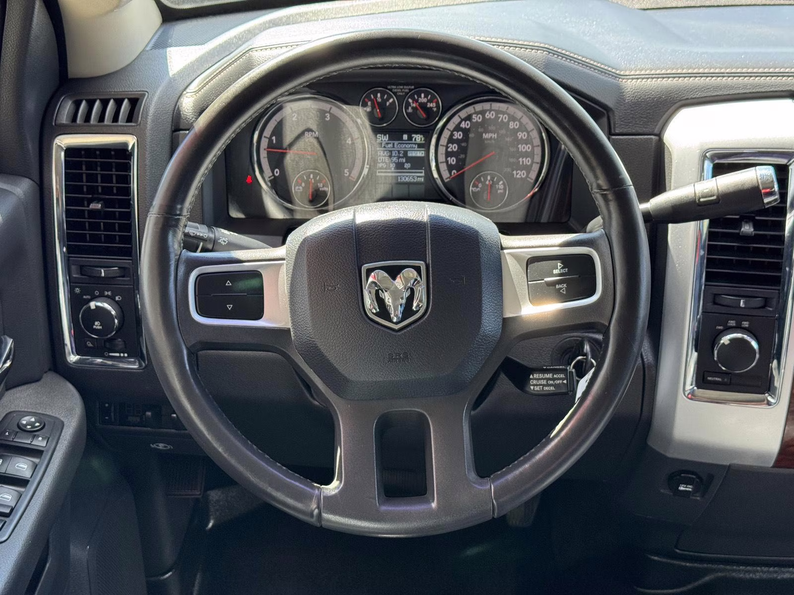 2011 Brilliant Black Crystal Pearl Ram 3500 Laramie 4X4 Truck