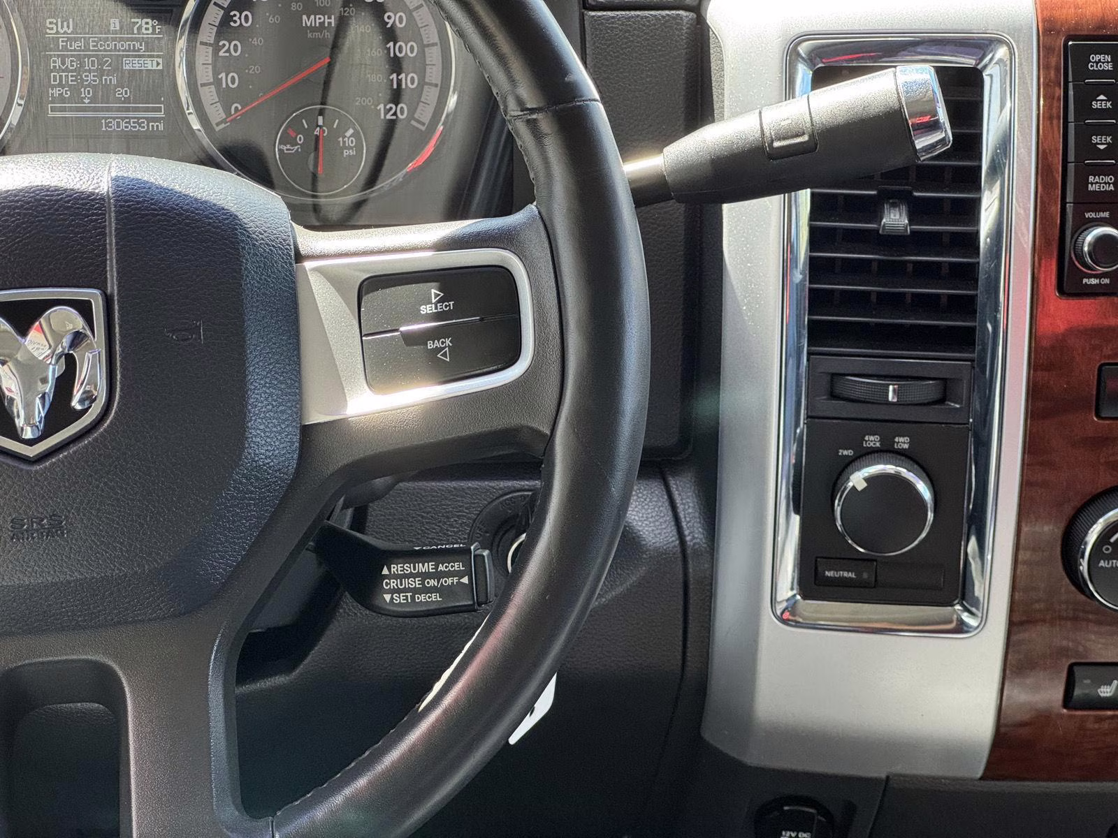 2011 Brilliant Black Crystal Pearl Ram 3500 Laramie 4X4 Truck