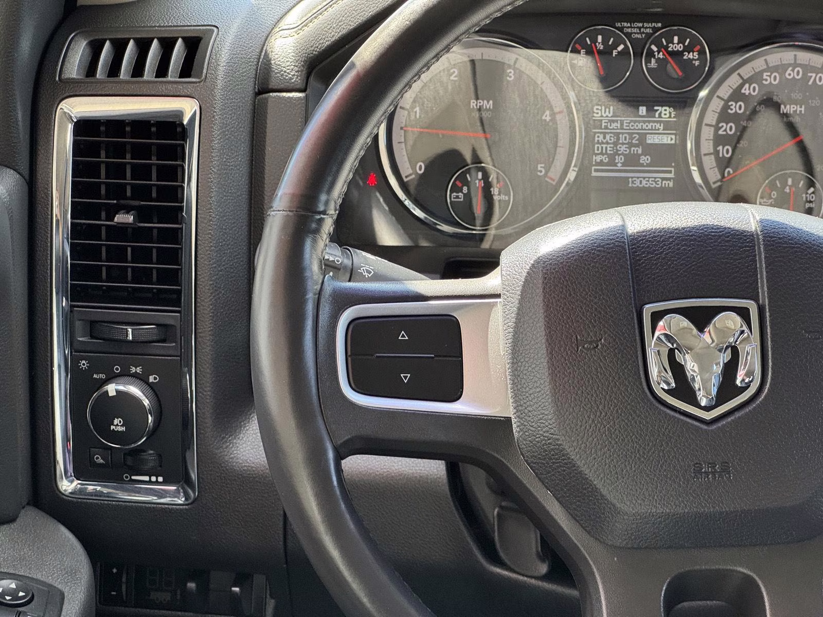 2011 Brilliant Black Crystal Pearl Ram 3500 Laramie 4X4 Truck