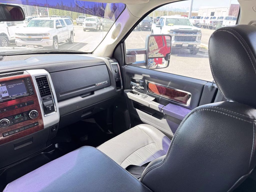 2011 Brilliant Black Crystal Pearlcoat Ram 3500 Laramie 4X4 Truck
