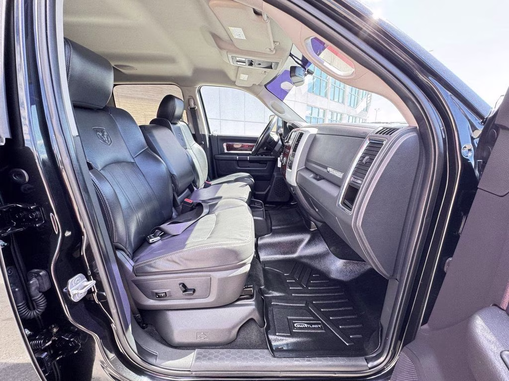 2011 Brilliant Black Crystal Pearlcoat Ram 3500 Laramie 4X4 Truck