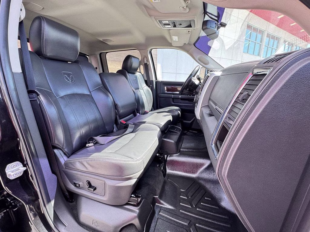 2011 Brilliant Black Crystal Pearlcoat Ram 3500 Laramie 4X4 Truck