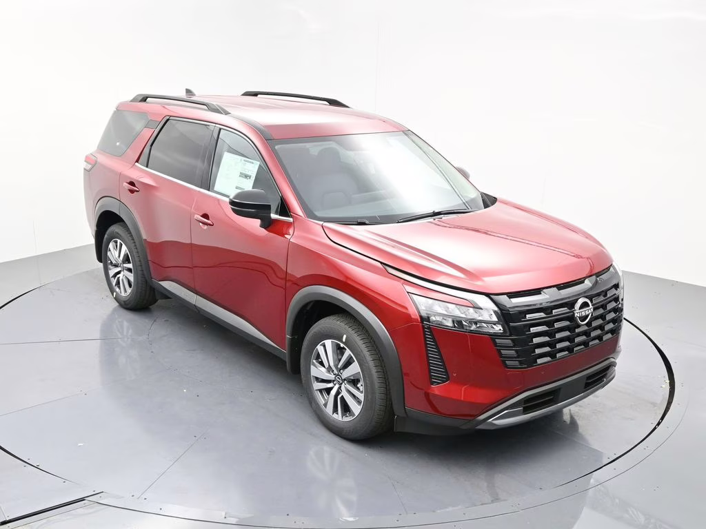 2026 Scarlet Ember Tintcoat Nissan Pathfinder SL FWD SUV
