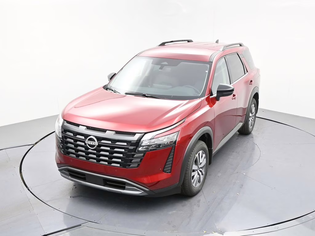 2026 Scarlet Ember Tintcoat Nissan Pathfinder SL FWD SUV