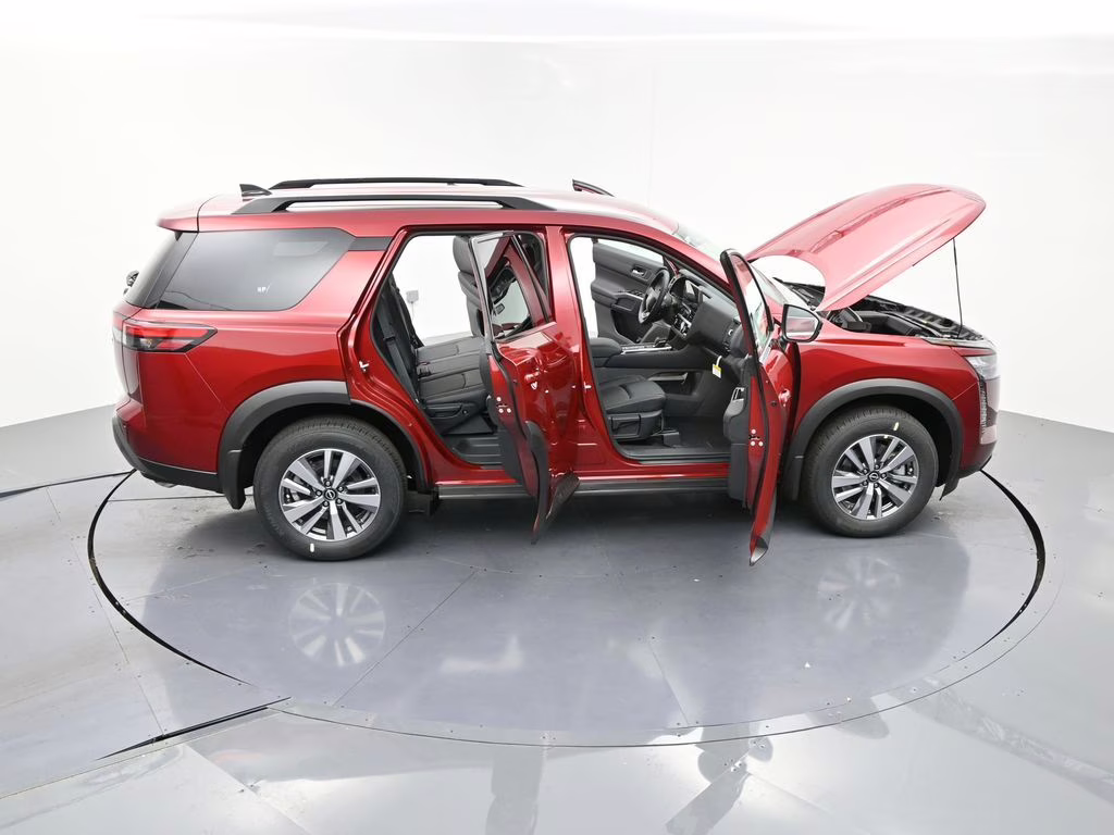 2026 Scarlet Ember Tintcoat Nissan Pathfinder SL FWD SUV