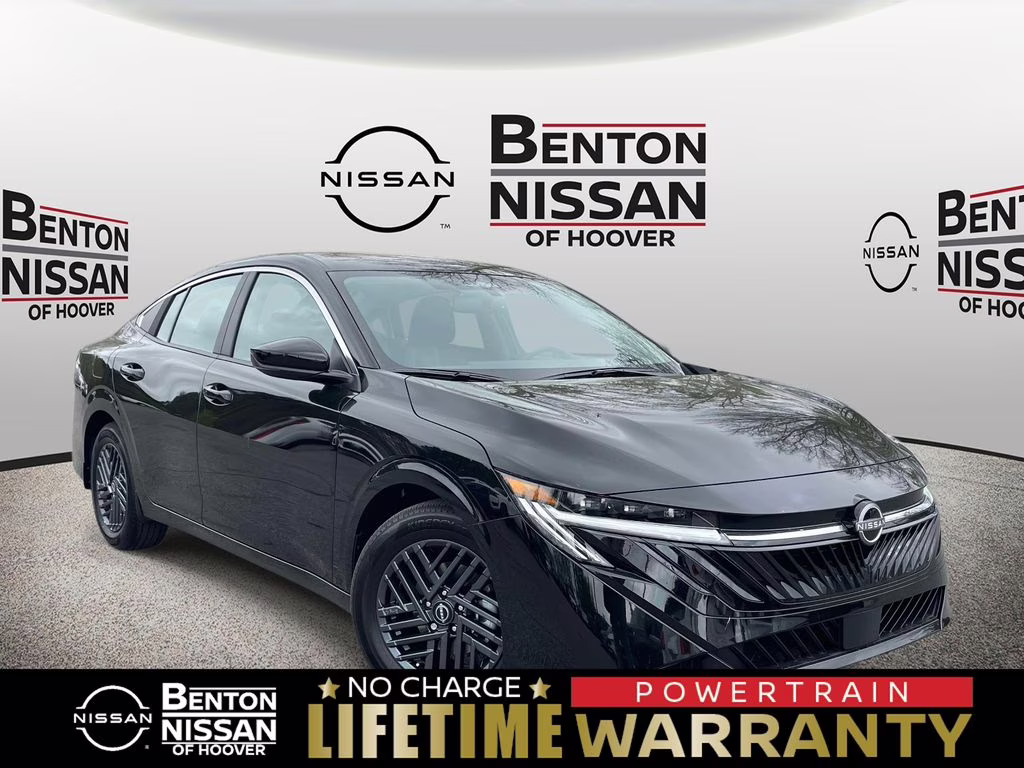 2026 Super Black Nissan Sentra SV FWD Sedan