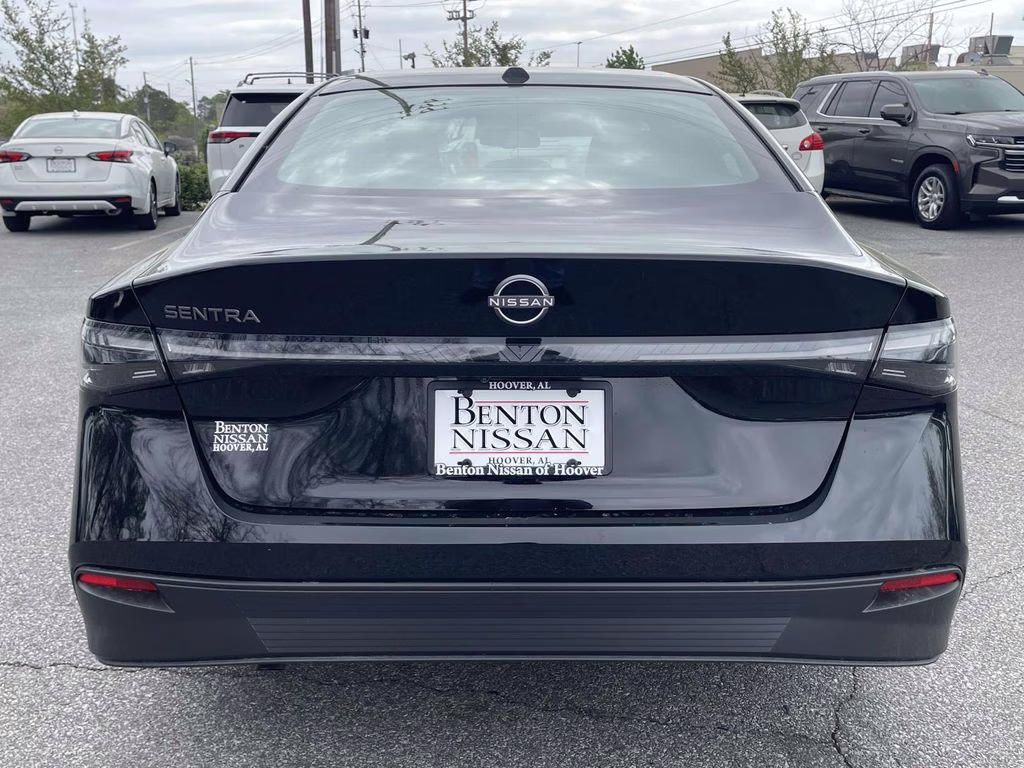 2026 Super Black Nissan Sentra SV FWD Sedan