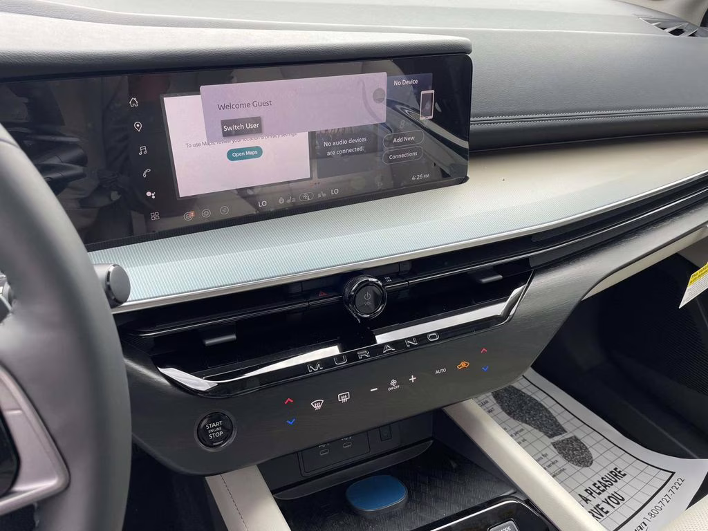 2026 Everest White Pearl Tricoat Nissan Murano SL AWD SUV