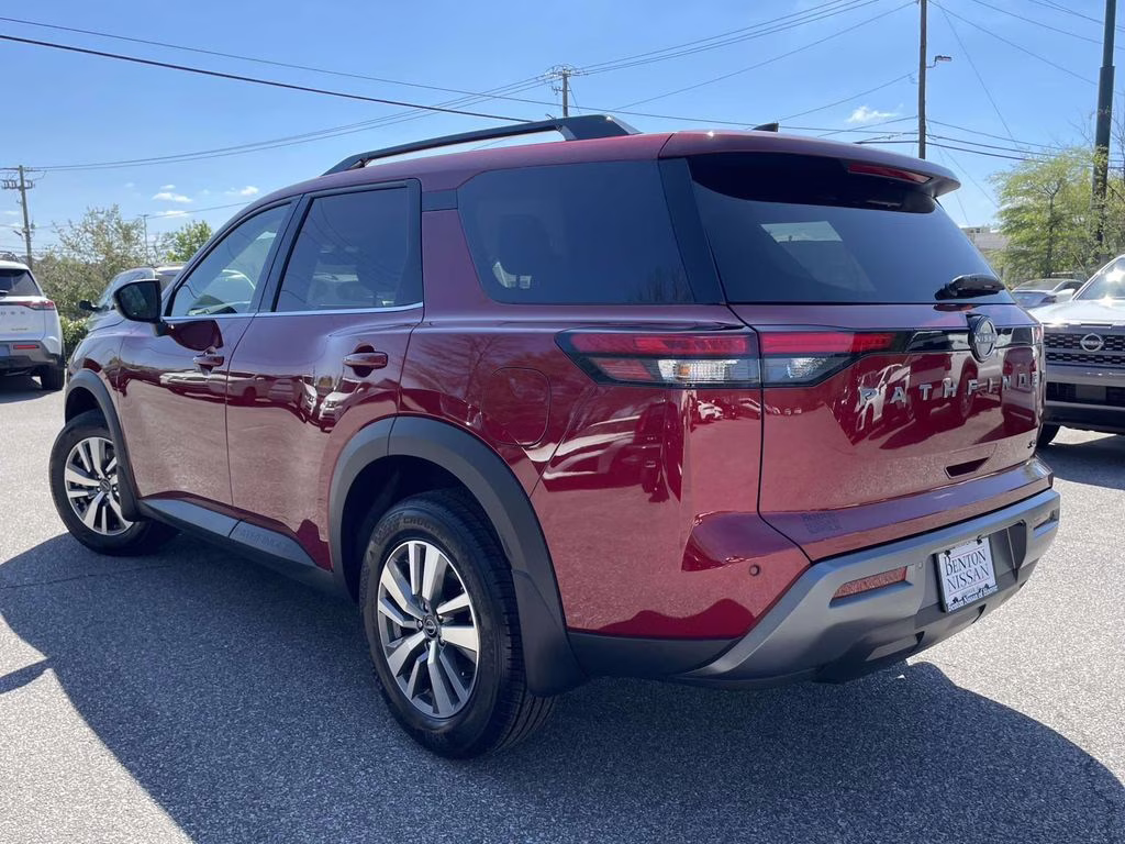 2026 Scarlet Ember Tintcoat Nissan Pathfinder SL FWD SUV