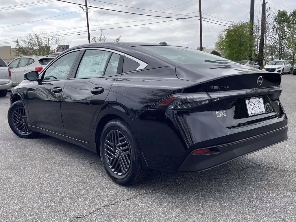 2026 Super Black Nissan Sentra SV FWD Sedan