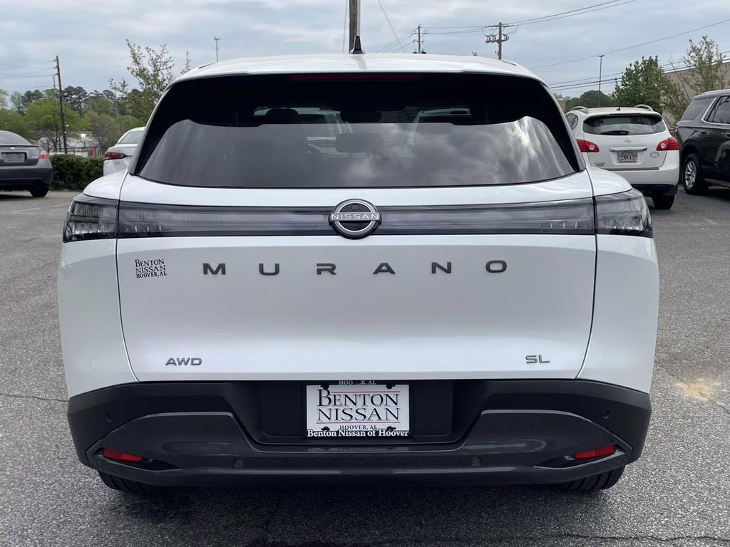 2026 Everest White Pearl Tricoat Nissan Murano SL AWD SUV