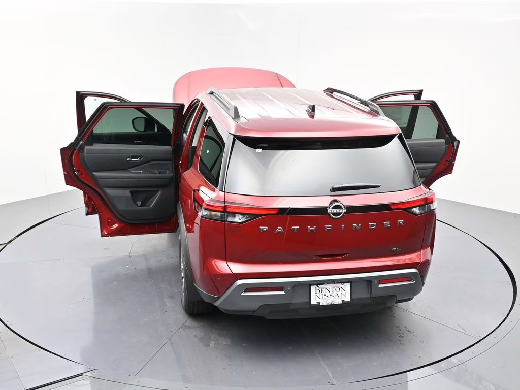 2026 Scarlet Ember Tintcoat Nissan Pathfinder SL FWD SUV