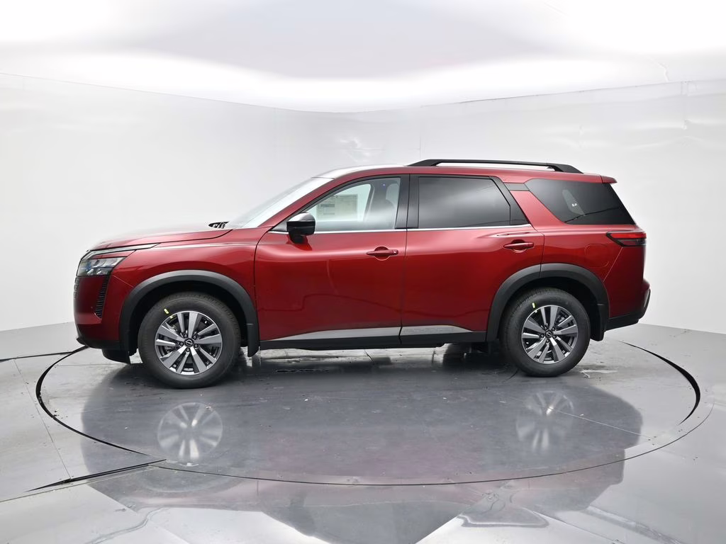 2026 Scarlet Ember Tintcoat Nissan Pathfinder SL FWD SUV