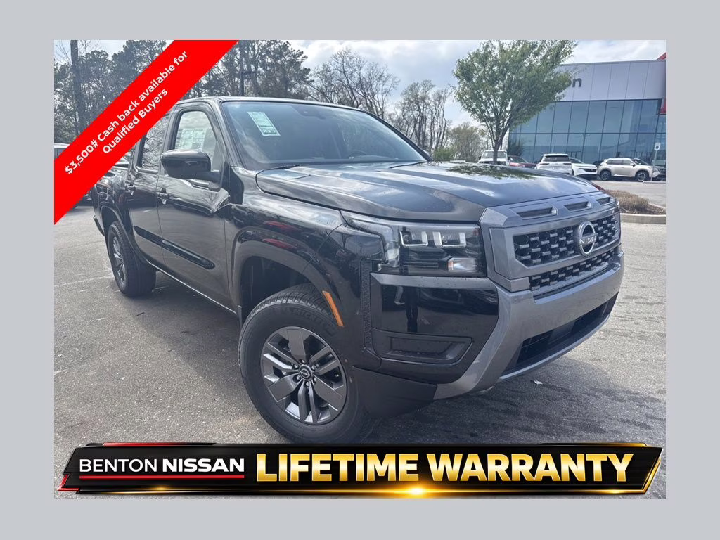 2026 Super Black Nissan Frontier SV 4X4 Truck