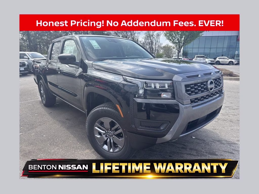 2026 Super Black Nissan Frontier SV 4X4 Truck