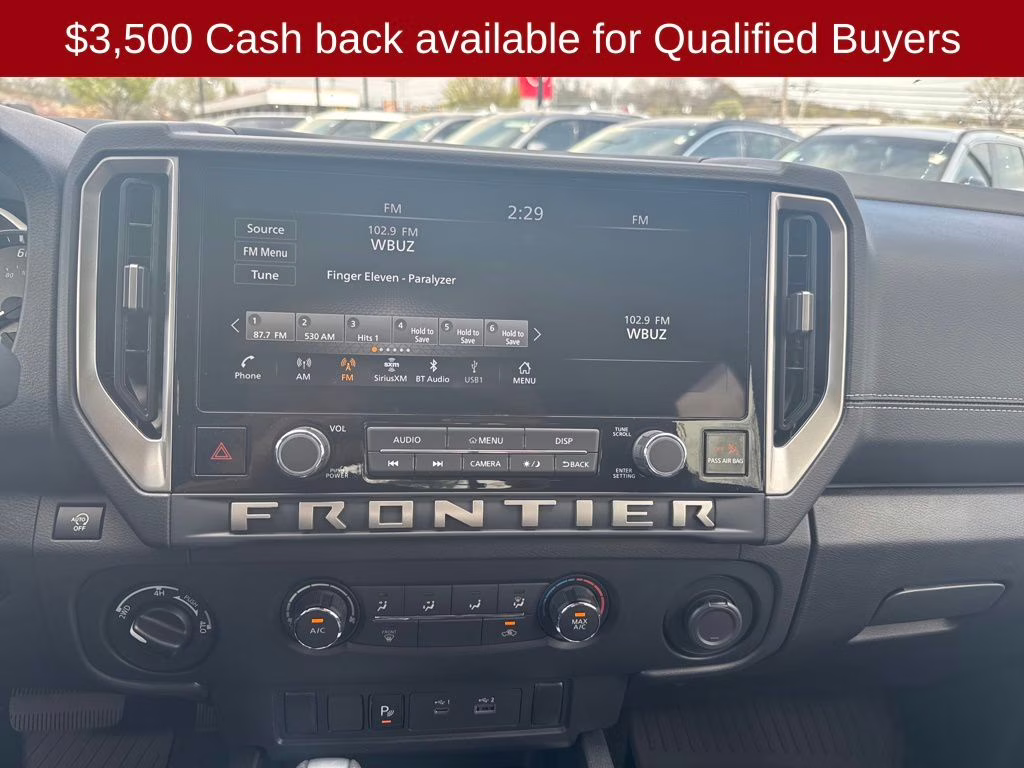 2026 Super Black Nissan Frontier SV 4X4 Truck