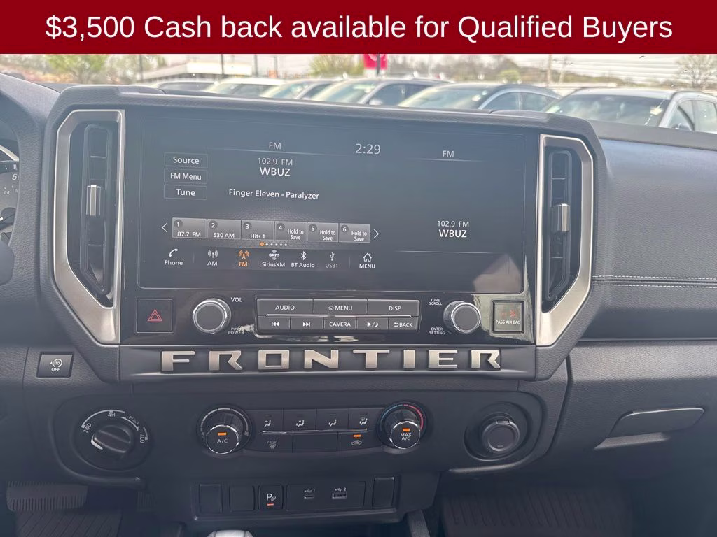 2026 Super Black Nissan Frontier SV 4X4 Truck