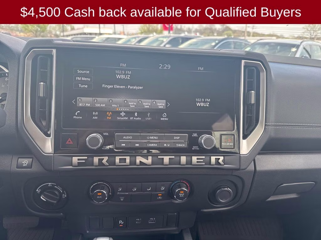 2026 Super Black Nissan Frontier SV 4X4 Truck