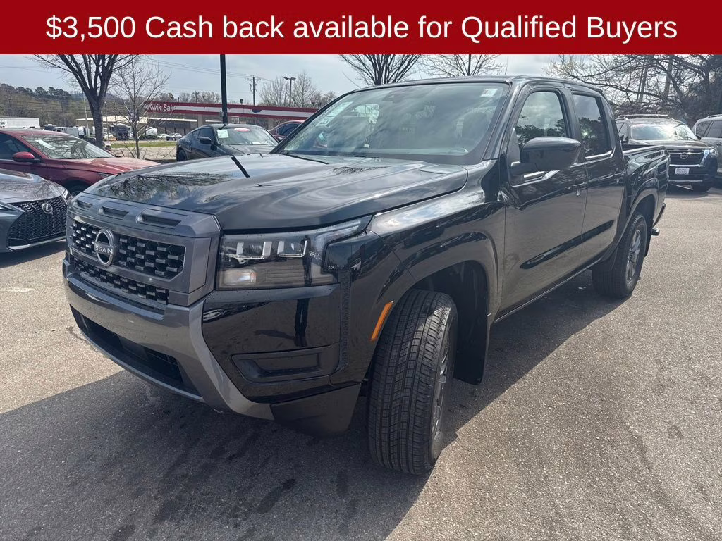 2026 Super Black Nissan Frontier SV 4X4 Truck